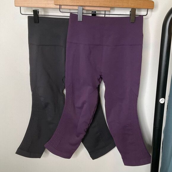Lululemon In The Flow Cropped Leggings Bundle - Picture 1 of 6